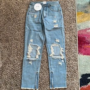 Princess Polly denim ripped jeans